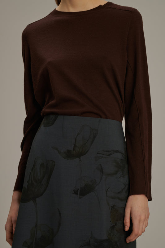 Valet skirt - Anthracite Grey - Wool - Women