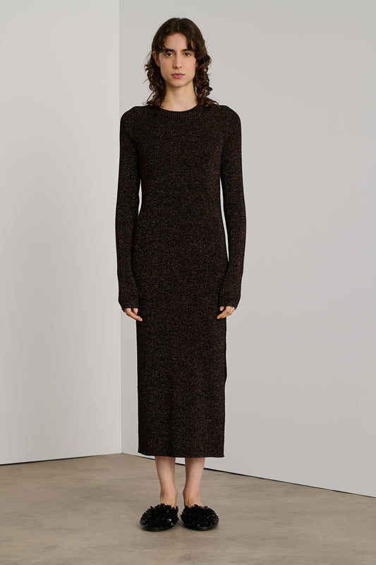 Helen dress - Black/Caramel - Women