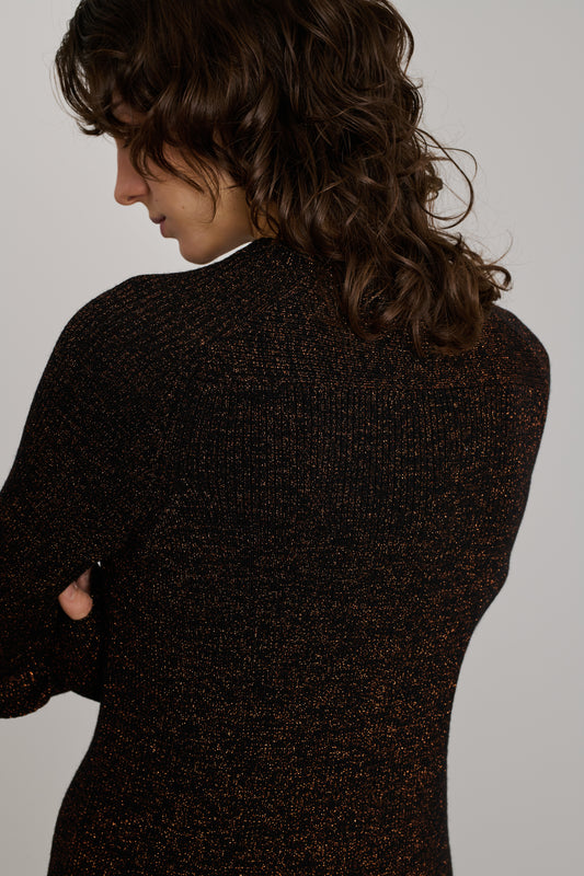 Helen dress - Black/Caramel - Women