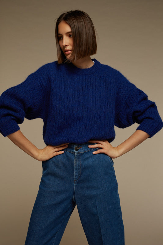 PULLOVER GINETTE MÉLANGE ECRU