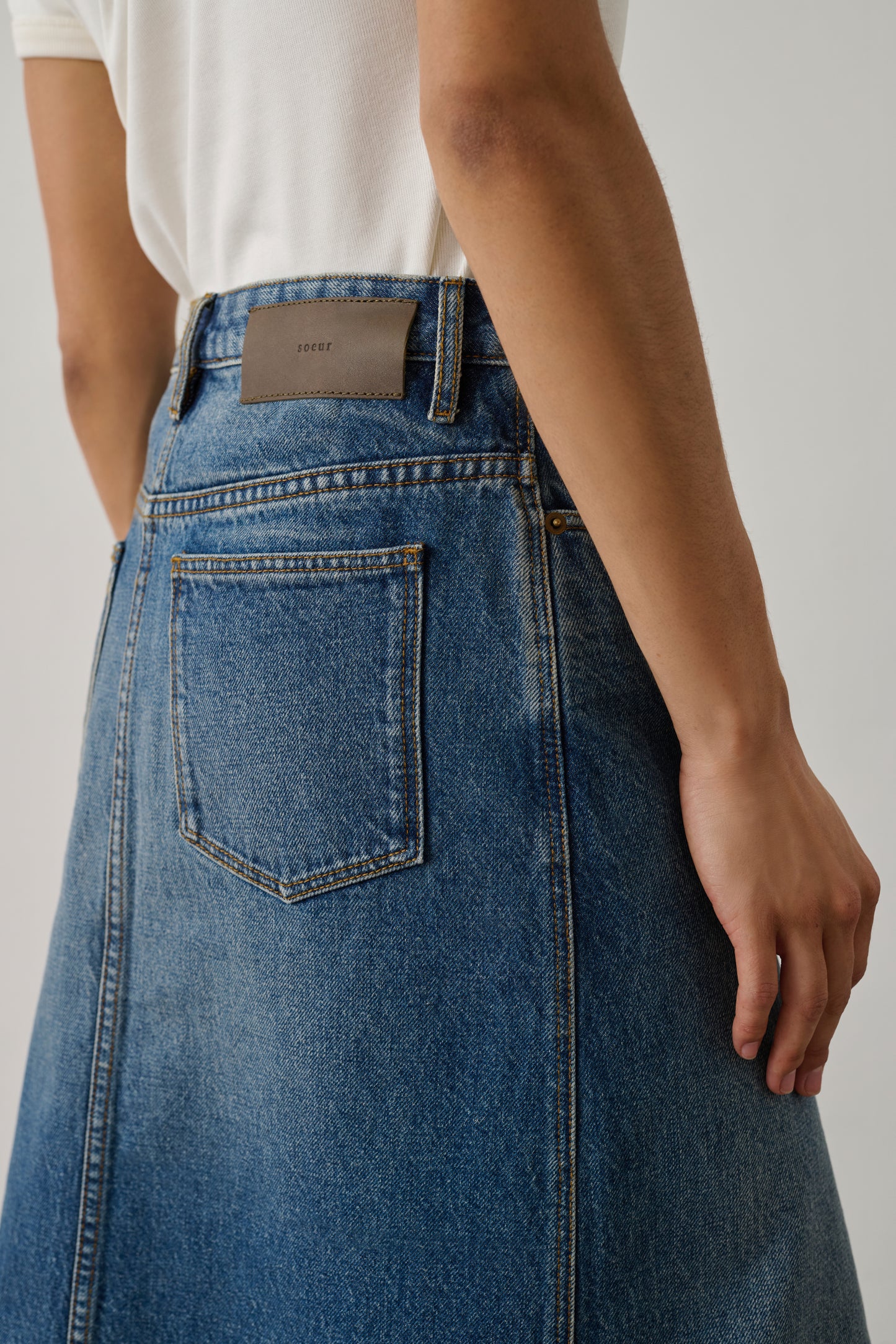 Jupe Halo - Bleu - Coton - Femme