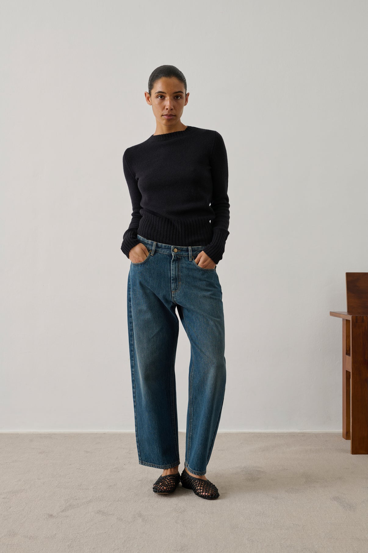 Harrison jeans - Blue/Green - Women vue 1