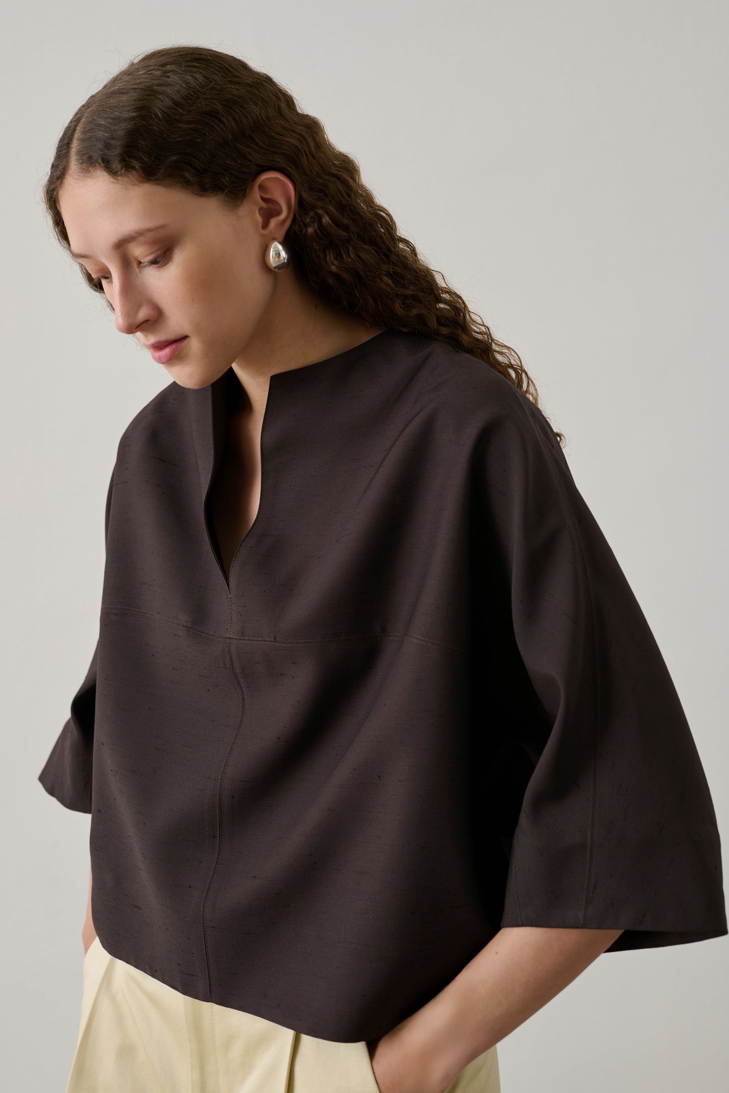 Ilona Blouse - Charcoal - Women