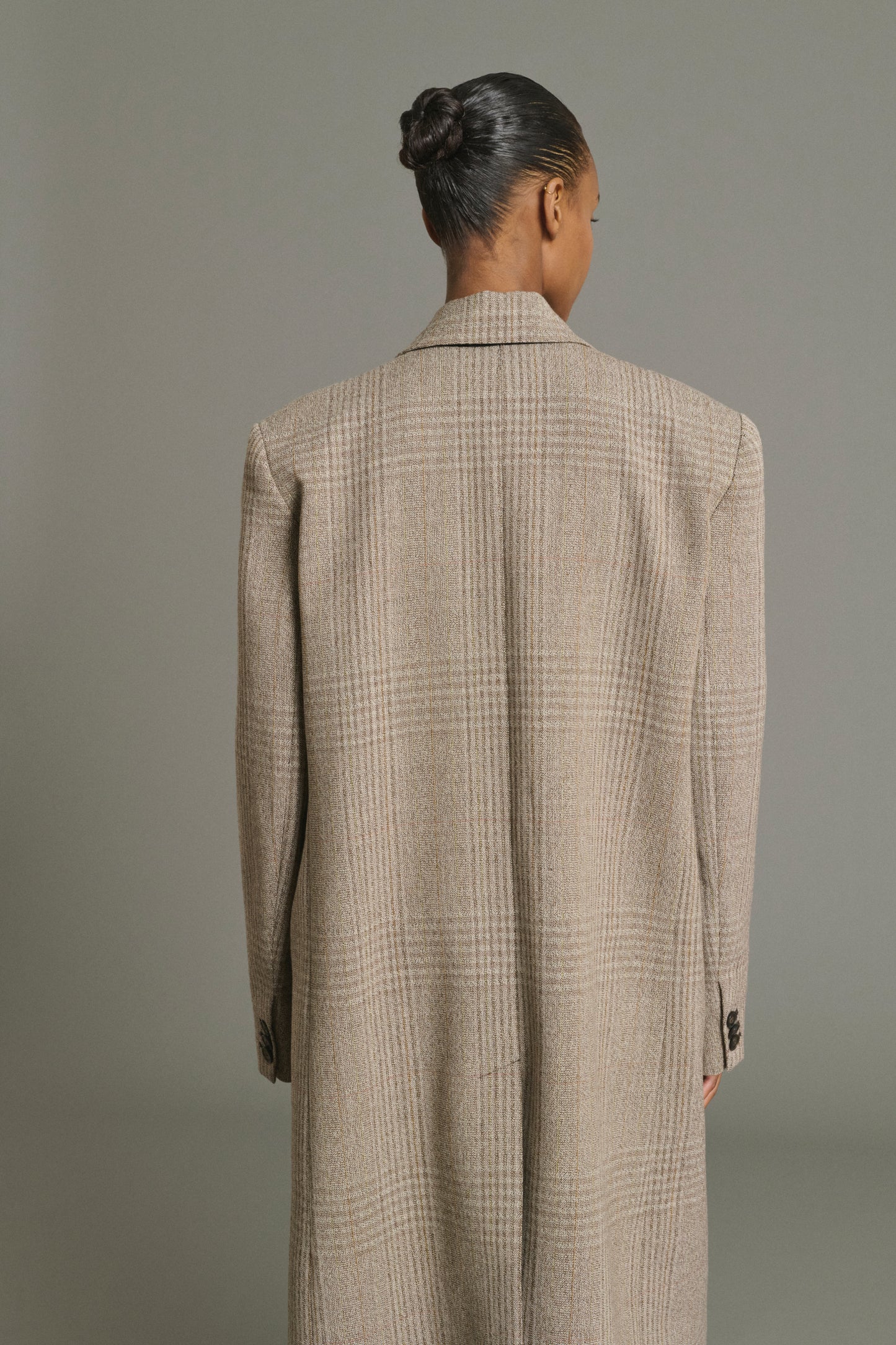 Lincoln coat - Brown/Beige - Wool - Women