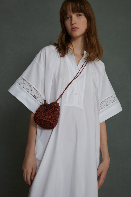 Robe Athena - Blanc - Coton - Femme