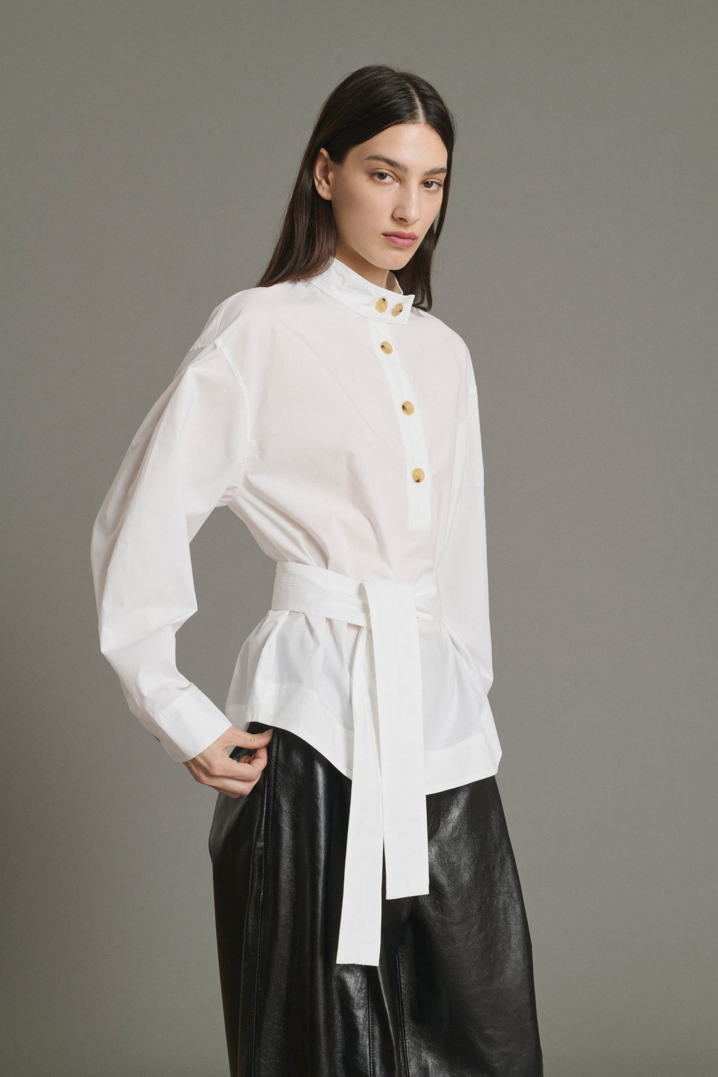 Blouse Lizzie - Off-White - Cotton - Women
