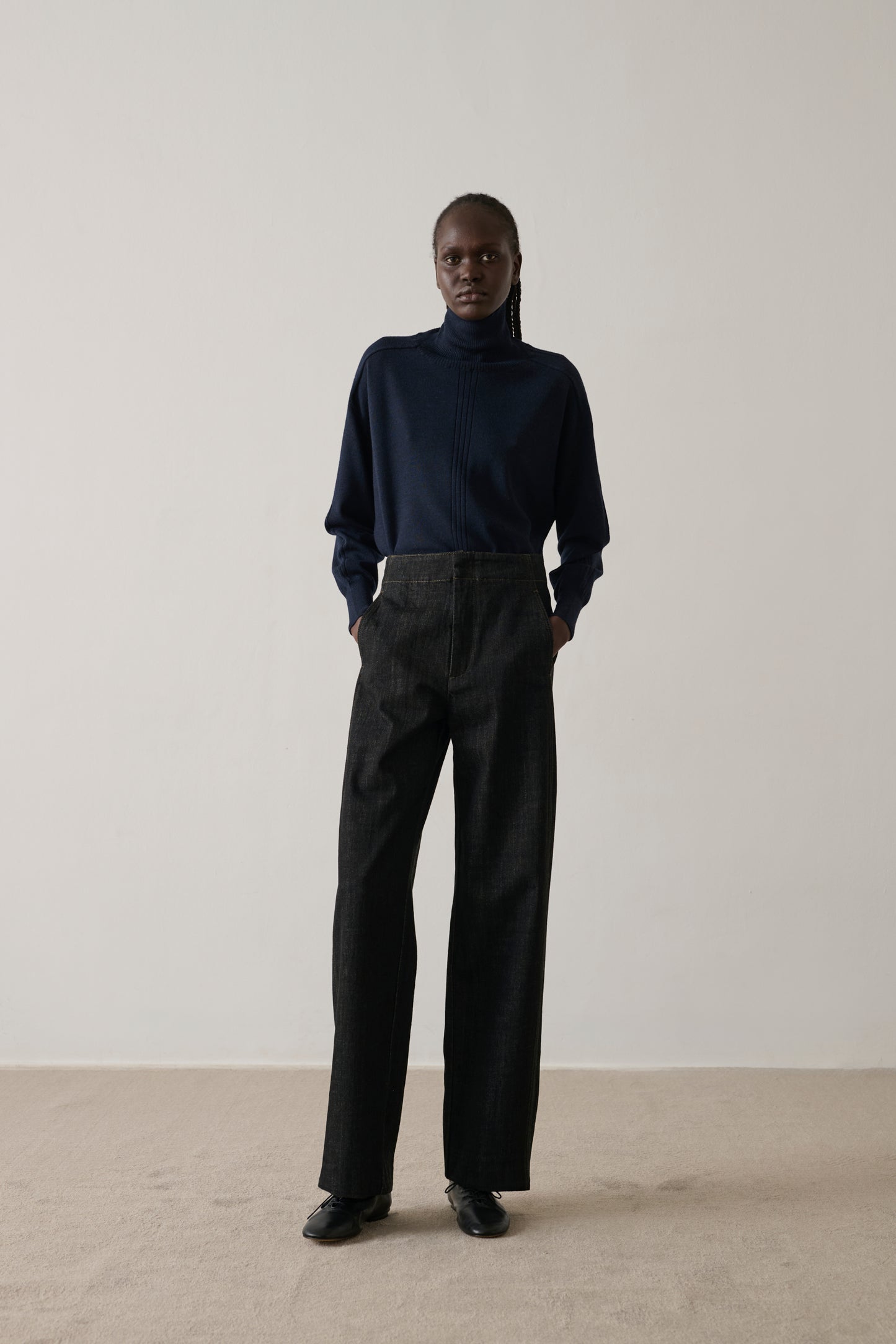 Pull Nord - Navy - Laine - Femme