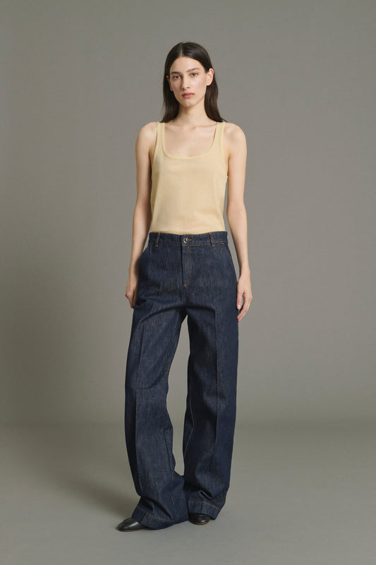 Jeans California - Raw Denim Flared Femme - Soeur