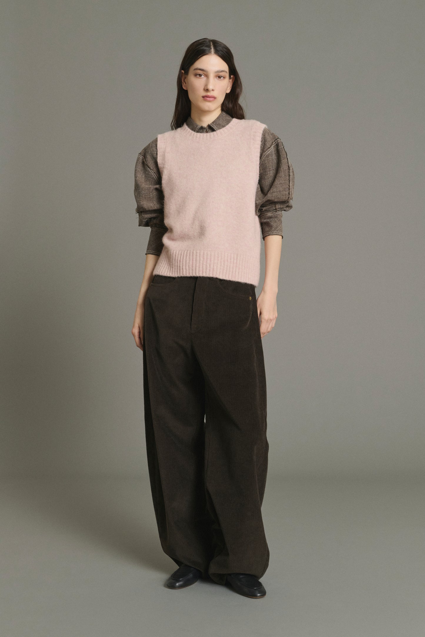 Namaste Pullover - Pale Pink - Wool - Women