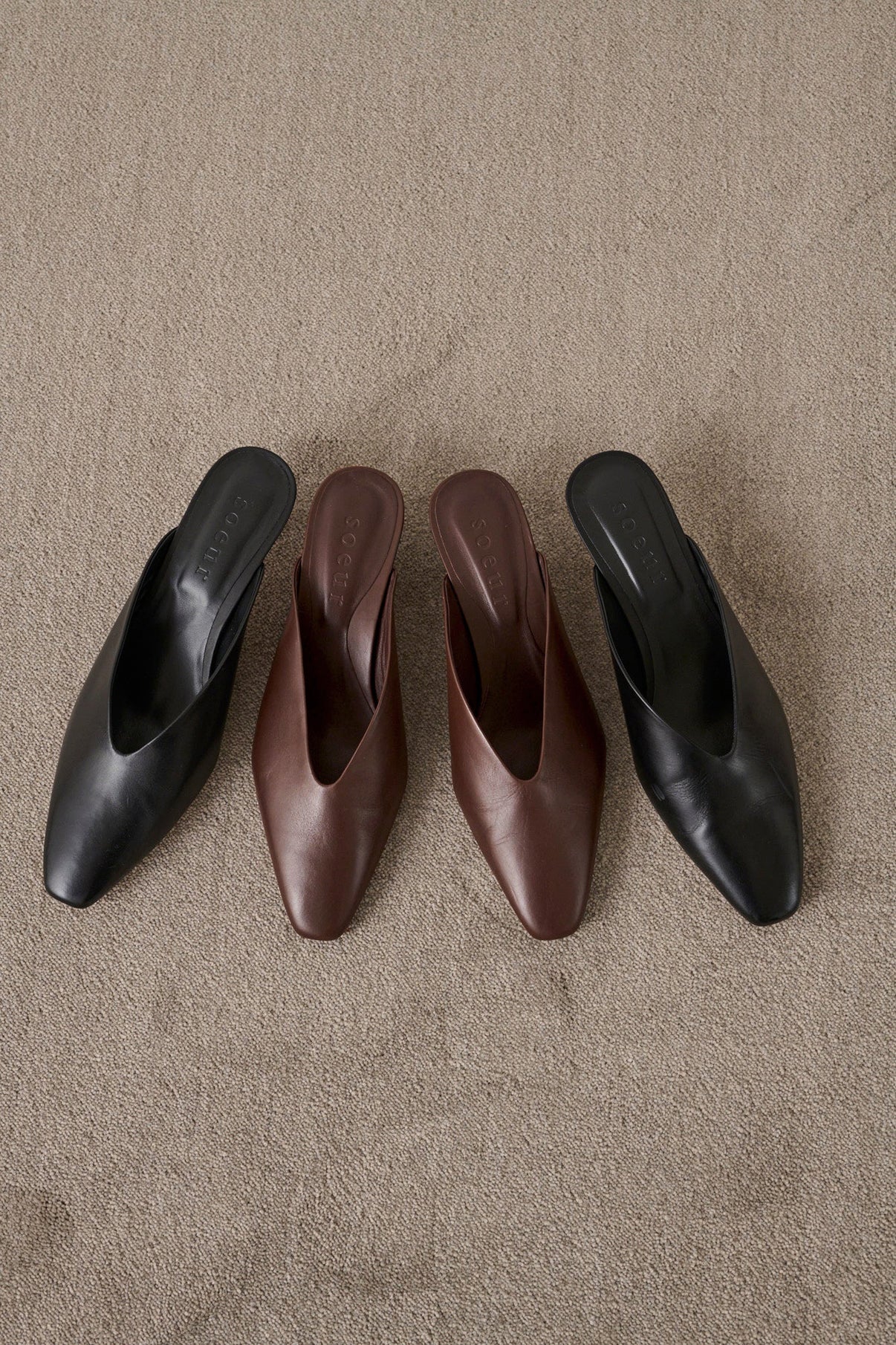 Mules Amalie - Marron - Cuir - Femme vue 7