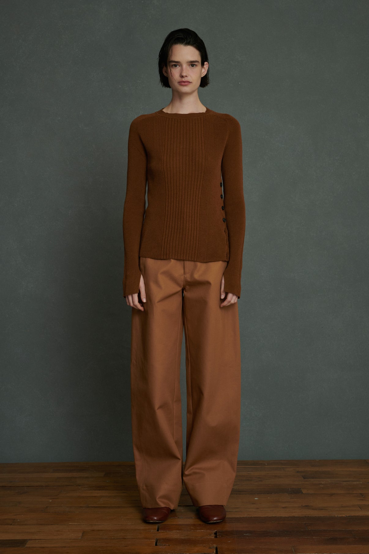 Pull Andree - Havane - Femme vue 2