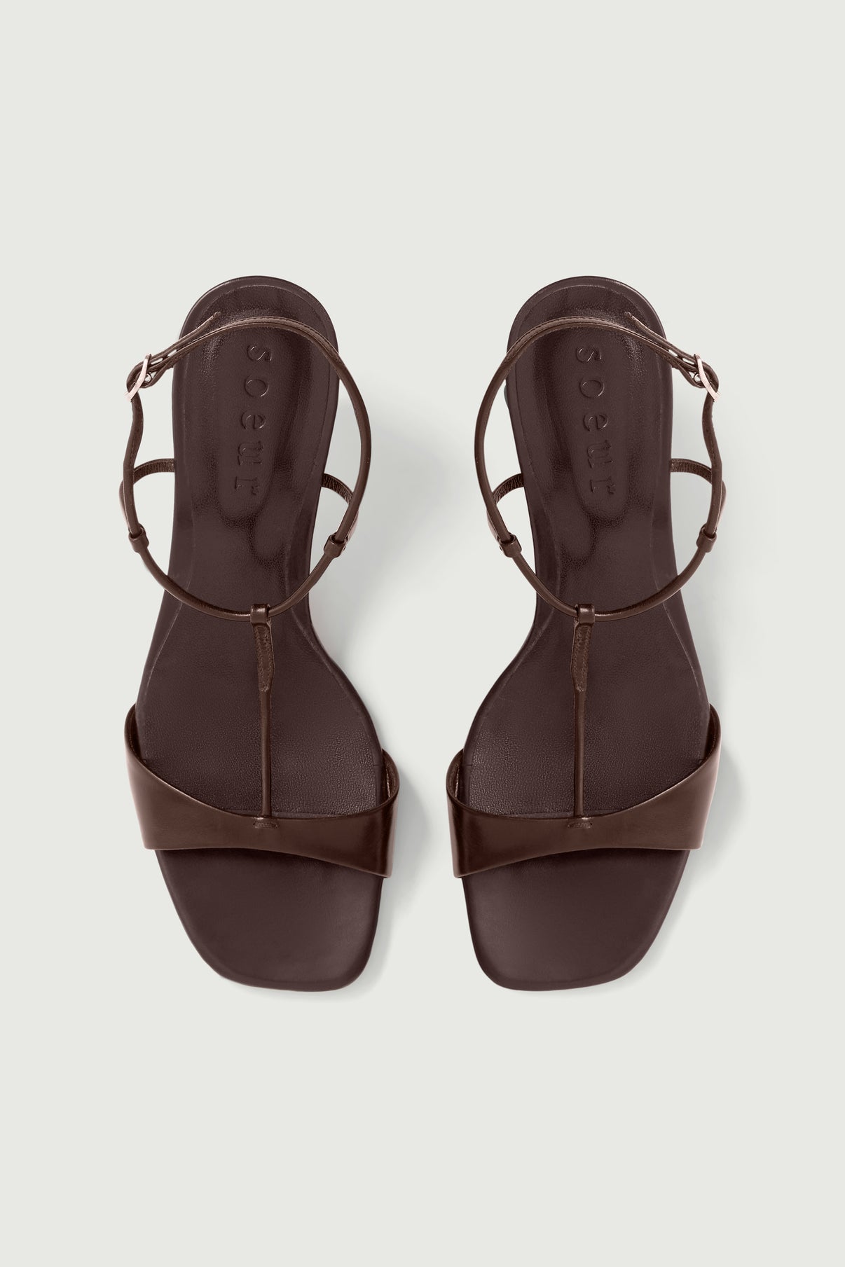 Cecilie sandals - Brown - Leather - Women vue 4
