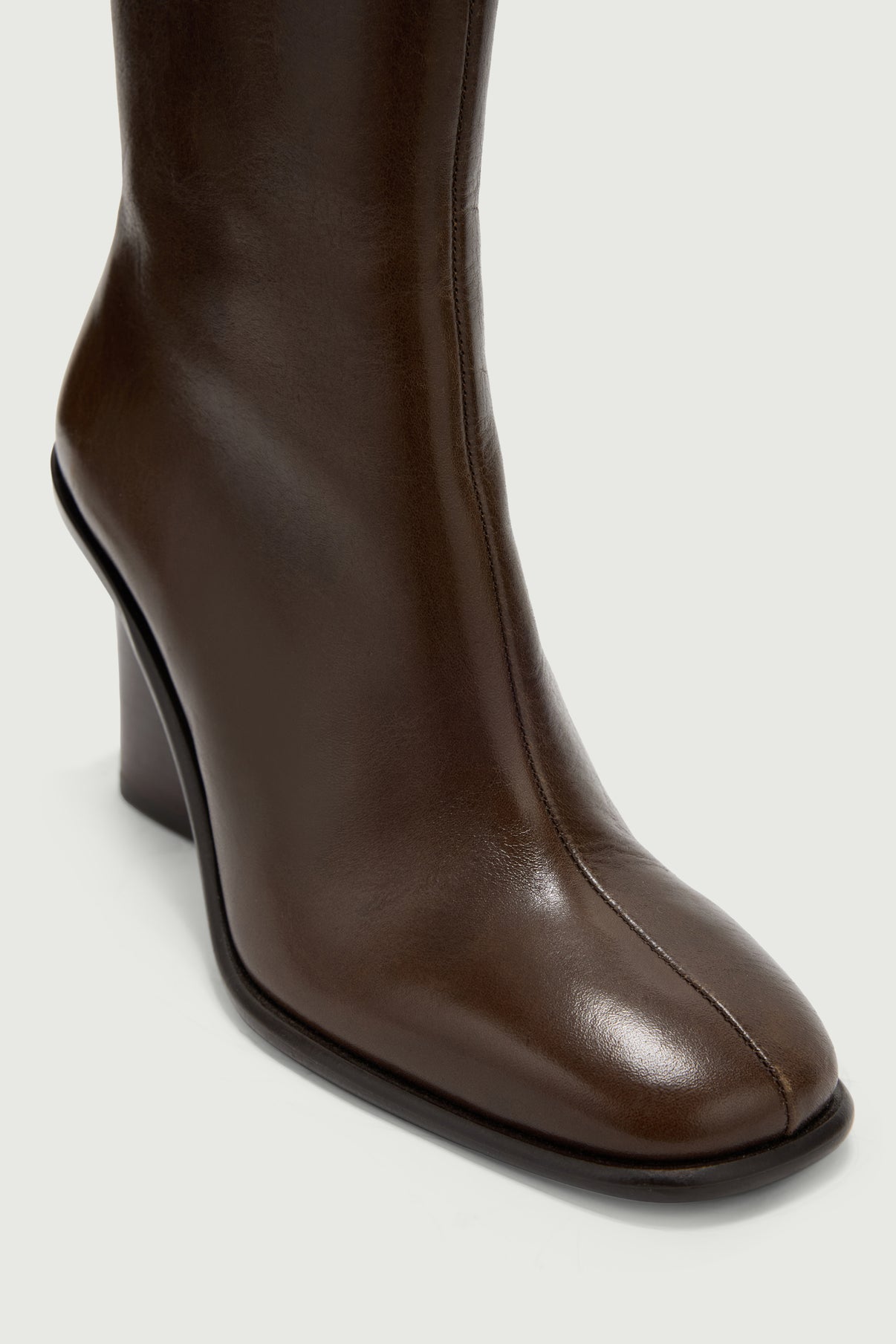 Lollie Ankle Boots - Dark Brown - Leather - Women vue 4