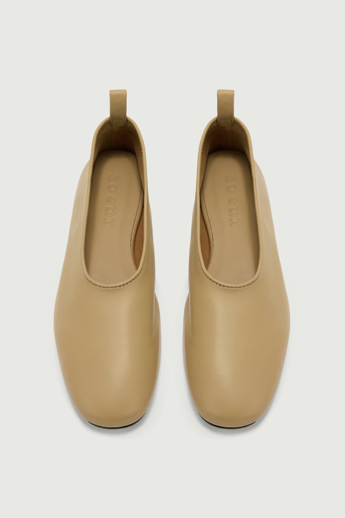 Bala ballerinas - Beige - Leather - Women vue 3