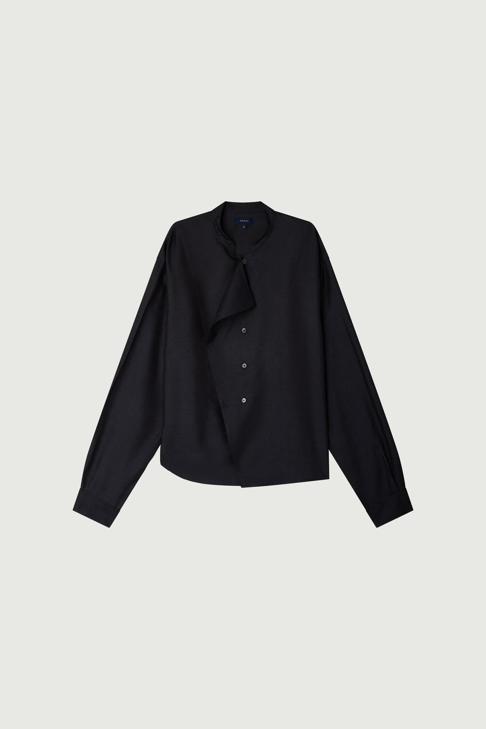 Blouse Hampton - Noir - Soie - Femme vue 7