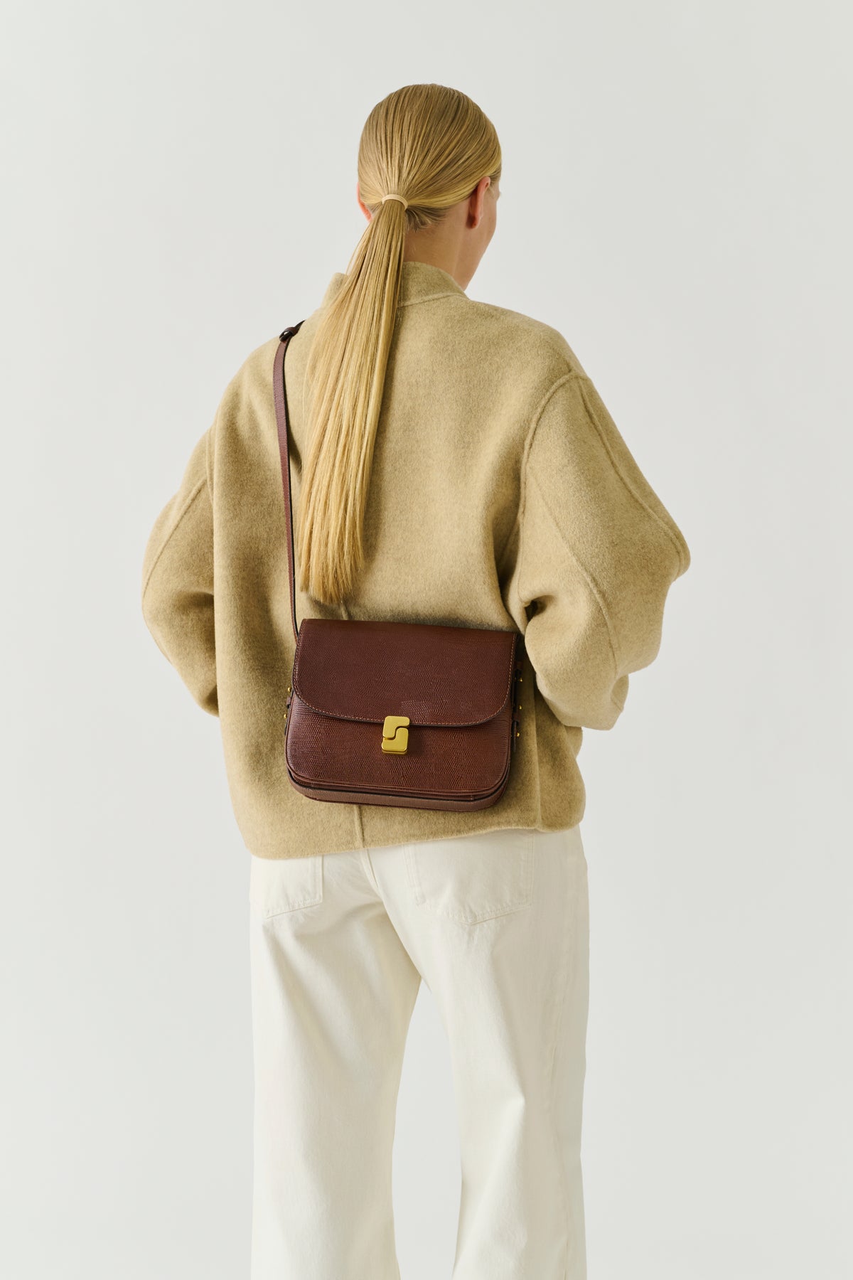 Bellissima Maxi bag - Cognac Leather - Soeur vue 2